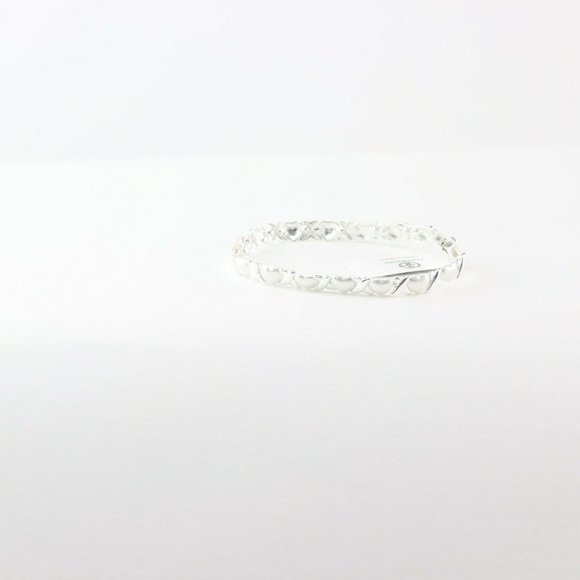 Giani Bernini 7" Heart Link Bracelet in Sterling - Picture 2 of 4